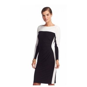 Chaps Color-block Sheath Dress
